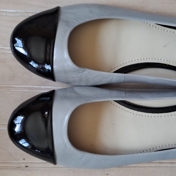 New Naturalizer Ballet Flats N5 Comfort Leather Tap Toe Round Toe Classy Appause - Picture 2 of 9